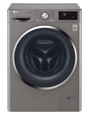 لباسشویی-8-کیلویی-LG-ال-جی-بخارشو-دار-FH4U2TYP2S-